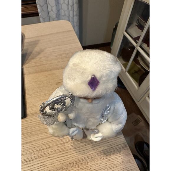 Ded Moroz Father Frost 9” White Silver Resin Figure Russian Christmas Staff - Picture 8 of 8